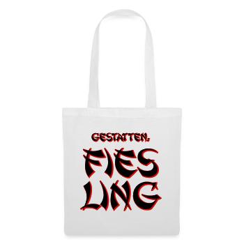 Fies Ling - Stoffbeutel - Weiß - Vorne