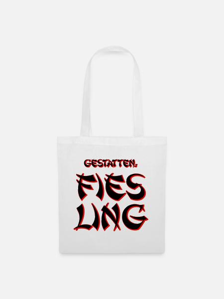 Fies Ling - Stoffbeutel - Weiß