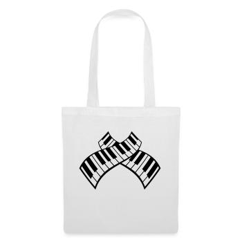 Piano Keys Instrument Playing Classical Music - Tote Bag - white - Front