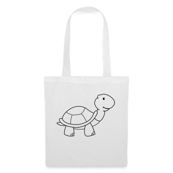 turtle - Tote Bag - white - Front