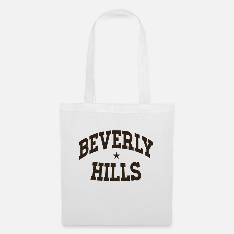 Beverly Hills - Stoffbeutel - Weiß