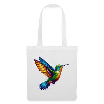 Kolibri - Stoffbeutel - Weiß - Vorne