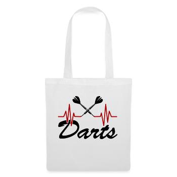 darts 01 - Stoffbeutel - Weiß - Vorne