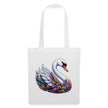 Schwan - Stoffbeutel - Weiß - Vorne
