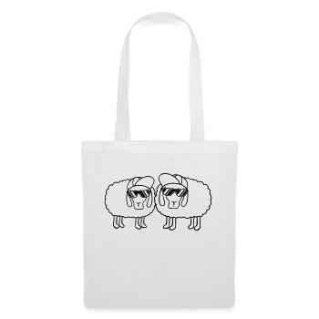 2 Sheep Sunglasses Party Sheep Team Friends - Tote Bag - white - Front