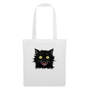 A Nervous Black Cat - Tote Bag - white - Front