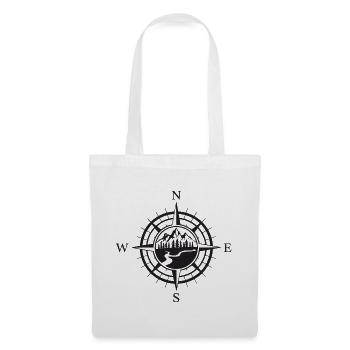 Mountains - Adventure Awaits - Tote Bag - white - Front