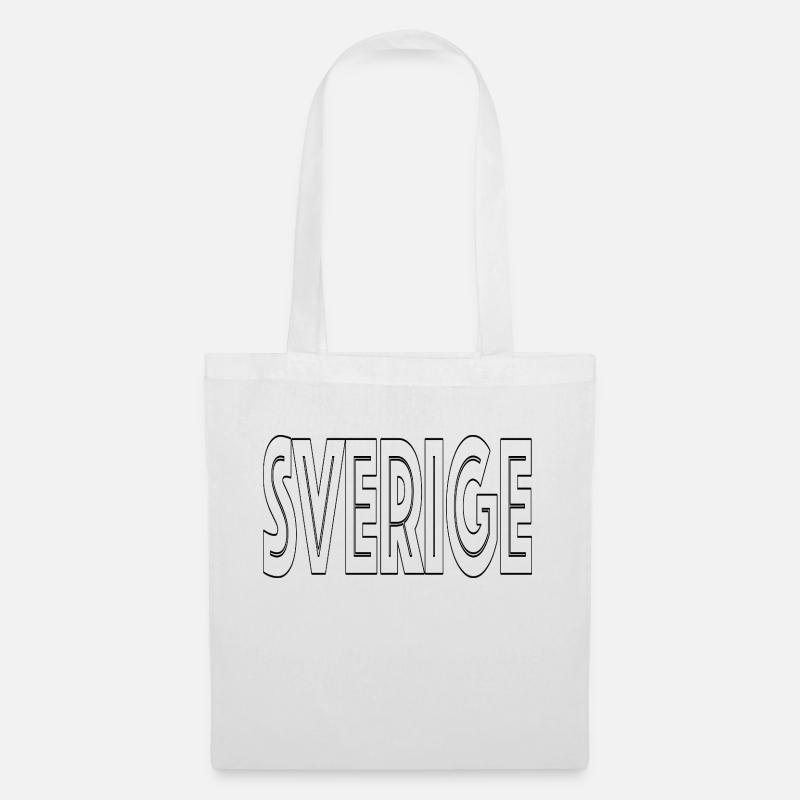 SCHWEDEN - Stoffbeutel - Weiß