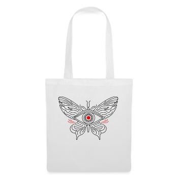 Butterfly with an eye - Tote Bag - white - Front
