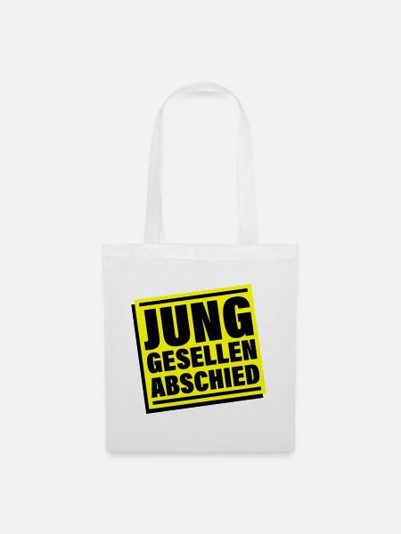 Junggesellenabschied Jga Junggeselle - Stoffbeutel - Weiß
