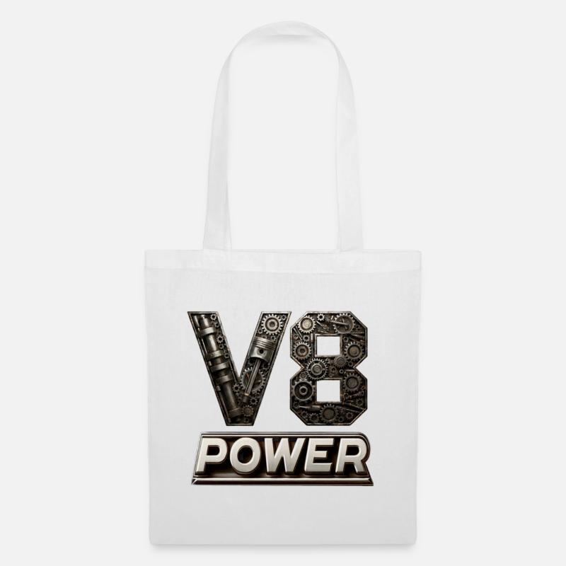 V8 Power - Tote Bag - white