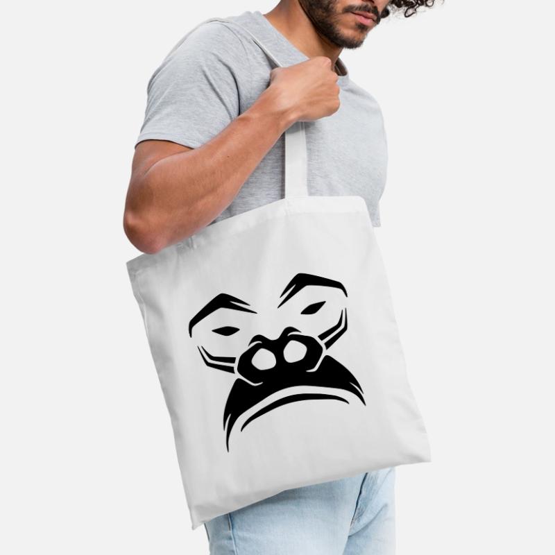 Grumpy Gorilla – Monkeys Silverback Jungle Tote Bag