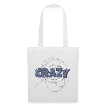 Crazy - Tote Bag - white - Front