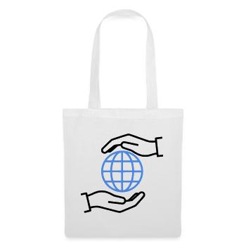 Globe Hands Out Global - Sac en tissu - blanc - Devant
