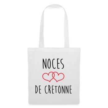 Cretonne wedding 19 years of love - Tote Bag - white - Front