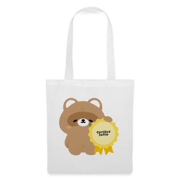 Certified Softie Beaver - Tote Bag - white - Front