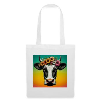 cow - Tote Bag - white - Front