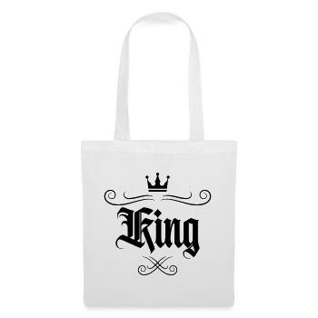 King - Stoffbeutel - Weiß - Vorne