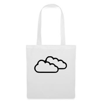 Wolken - Stoffbeutel - Weiß - Vorne