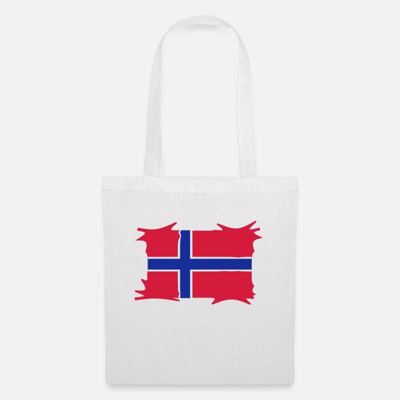 norwegen3 - Stoffbeutel - Weiß