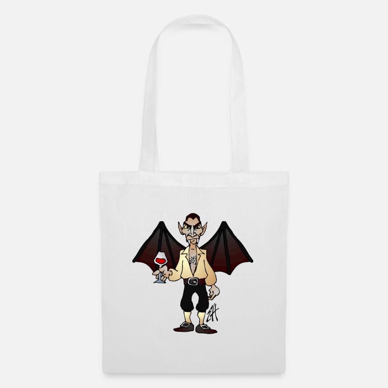 Vampir - Stoffbeutel - Weiß