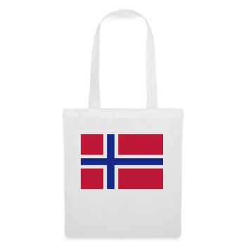 Norwegen - Stoffbeutel - Weiß - Vorne