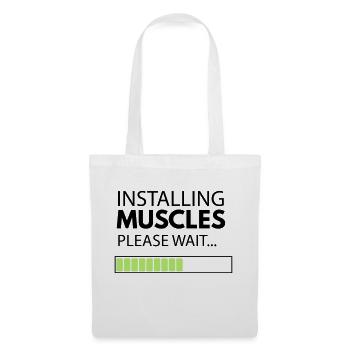 muscle_man - Tote Bag - white - Front