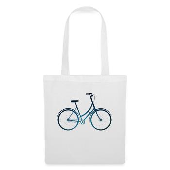 Fahrrad - Stoffbeutel - Weiß - Vorne