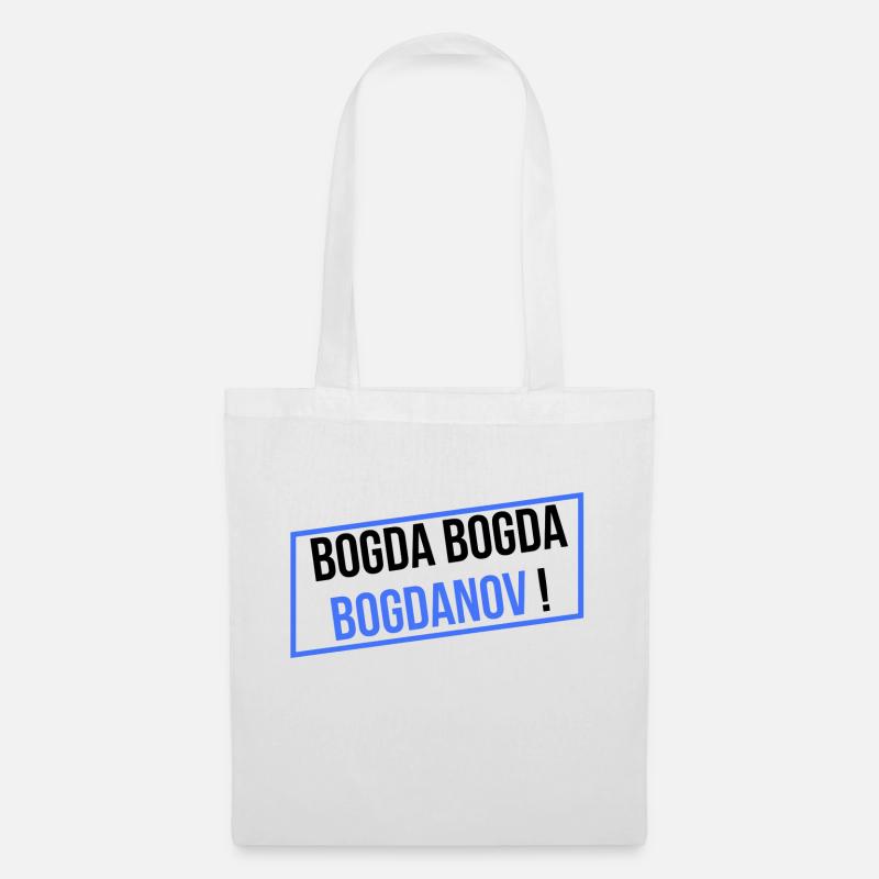 BOGDA BOGDA BOGDANOV ! - Sac en tissu - blanc