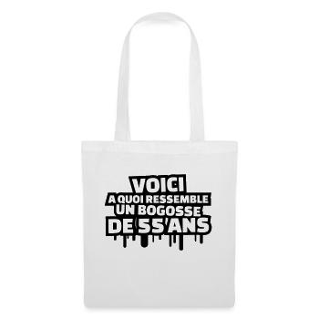 voici à quoi ressemble un bogosse de 55 ans - Sac en tissu - blanc - Devant