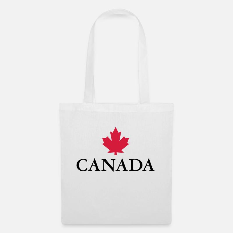 Canada Ottawa Ahornblatt Maple Leaf Kanada Amerika - Stoffbeutel - Weiß
