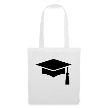 Graduation Cap - Stoffbeutel - Weiß - Vorne