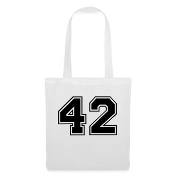 42 - Tote Bag - white - Front