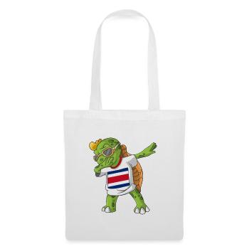 Costa Rica Dabbing turtle - Tote Bag - white - Front