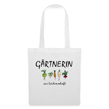 Gärtnerin aus Leidenschaft - Stoffbeutel - Weiß - Vorne