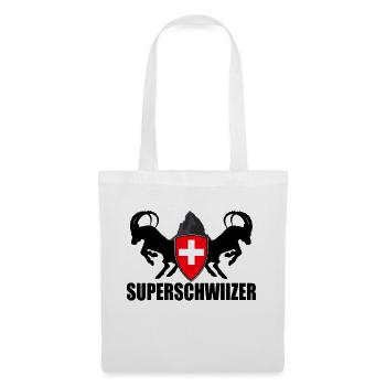 superschwiizer - Sac en tissu - blanc - Devant