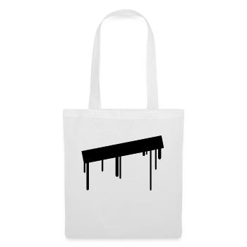 empty_graffiti_frame - Sac en tissu - blanc - Devant