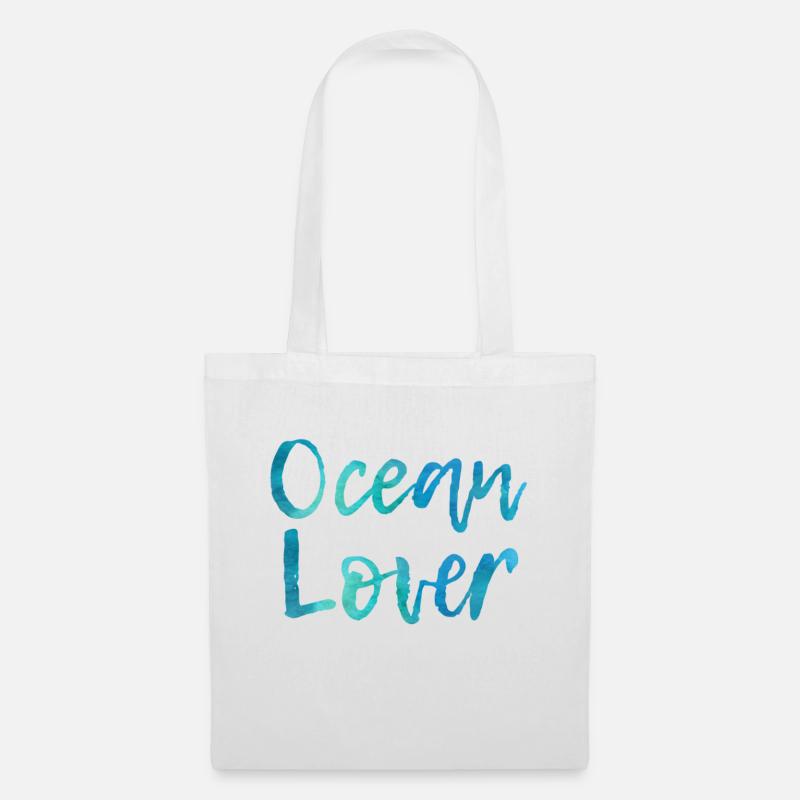 Ocean Lover - Stoffbeutel - Weiß