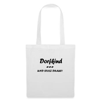 Enfant du village et fier de l'être - Sac en tissu - blanc - Devant