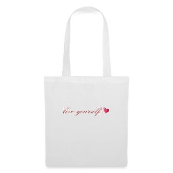 love yourself - Stoffbeutel - Weiß - Vorne