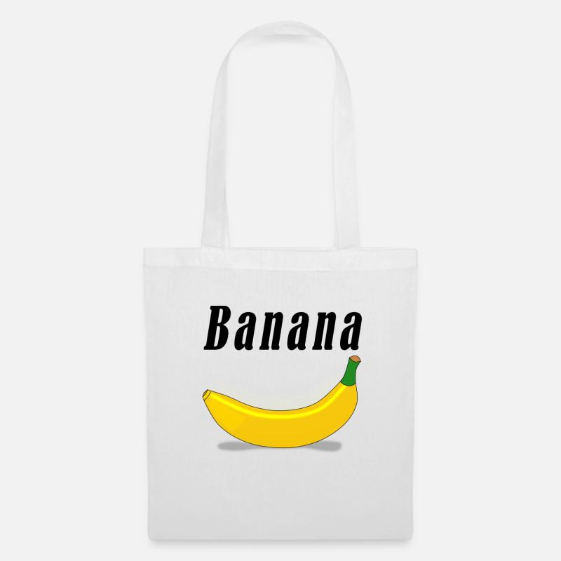 Banana - Stoffbeutel - Weiß
