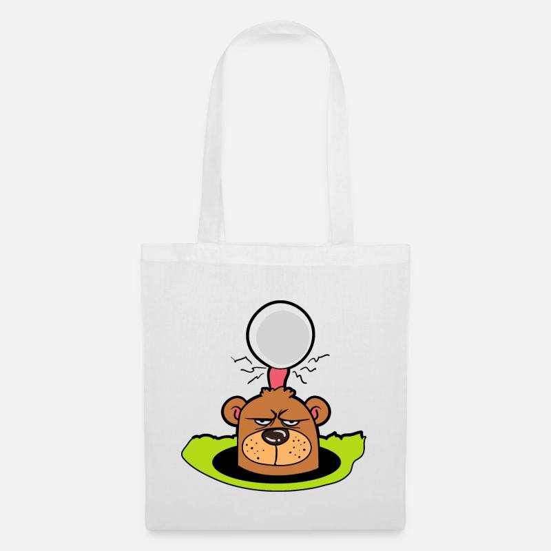 Golf gopher golf golf golfeur golf parcours - Sac en tissu - blanc