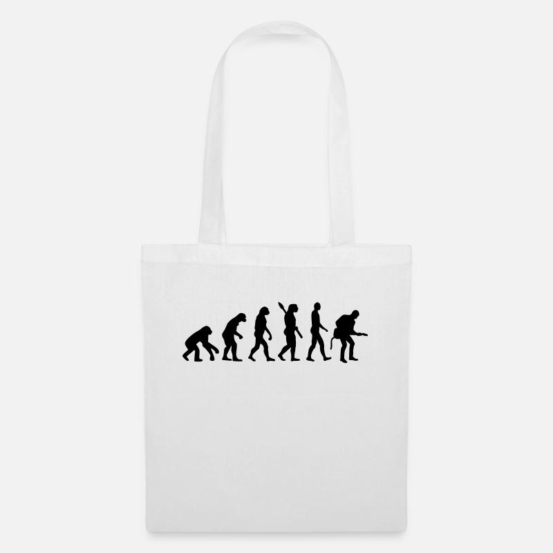 Évolution Musicien - Sac en tissu - blanc