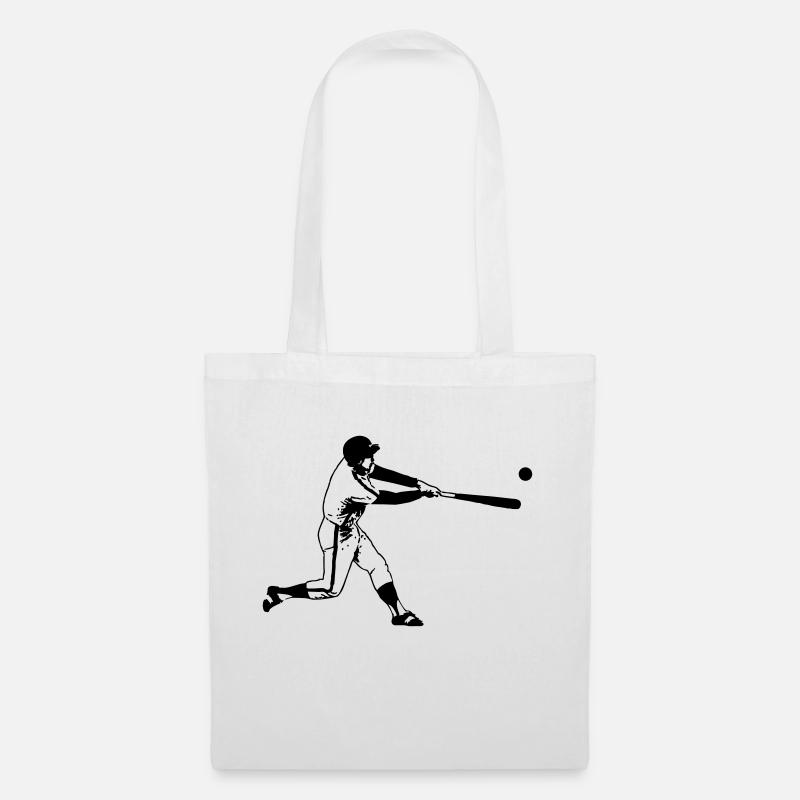 baseballer - Stoffbeutel - Weiß