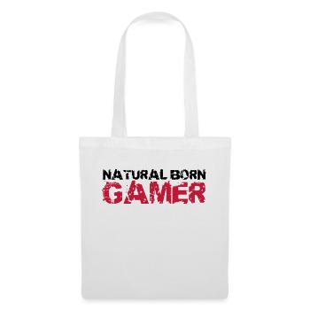 Natural Born Gamer - Stoffbeutel - Weiß - Vorne