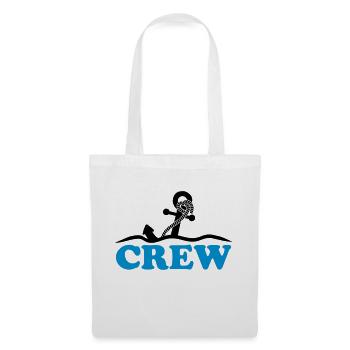 Anchor under water waves crew design - Tote Bag - white - Front