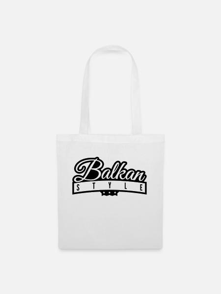 balkan_style_ge1 - Stoffbeutel - Weiß