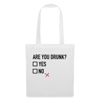 Are you drunk? - Tote Bag - white - Front