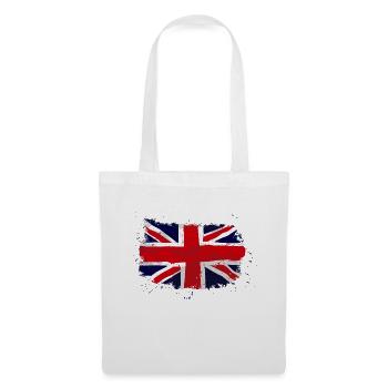 Union Jack - UK Flag - Stoffbeutel - Weiß - Vorne