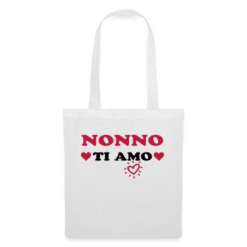 Nonno ti amo - Tote Bag - white - Front